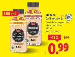 Lidl MILBONA Café helado oferta
