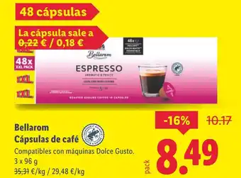Lidl BELLAROM Cápsulas de café oferta
