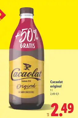 Lidl Cacaolat original oferta