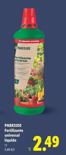 Lidl PARKSIDE Fertilizante universal líquido oferta