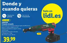 Lidl PARKSIDE Trinquete recargable oferta