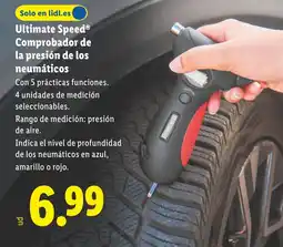Lidl Ultimate Speed Comprobador de la presión de los neumáticos oferta