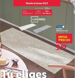 Lidl LIVARNO Alfombra de cocina oferta