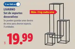 Lidl LIVARNO Set de soportes decorativos oferta