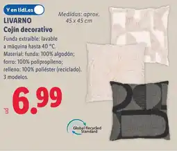 Lidl LIVARNO Cojín decorativo oferta