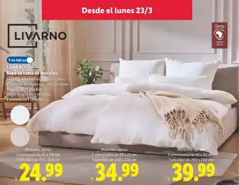 Lidl LIVARNO Ropa de cama de muselina oferta