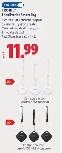 Lidl TRONIC Localizador Smart Tag oferta