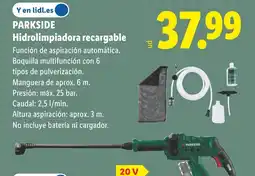 Lidl PARKSIDE Hidrolimpiadora recargable oferta