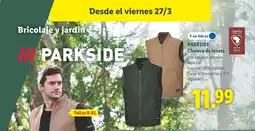 Lidl PARKSIDE Chaleco de loneta oferta