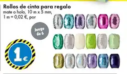 TEDi Rollos de cinta para regalo oferta