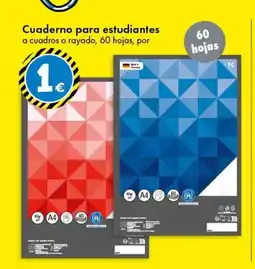 TEDi Cuaderno para estudiantes oferta