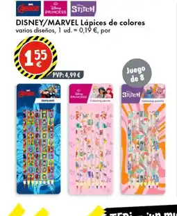 TEDi DISNEY/MARVEL Lápices de colores oferta