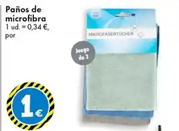 TEDi Paños de microfibra oferta