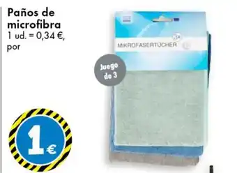 TEDi Paños de microfibra oferta