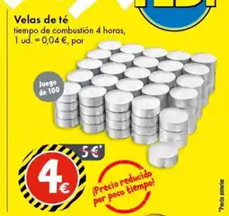 TEDi Velas de té oferta
