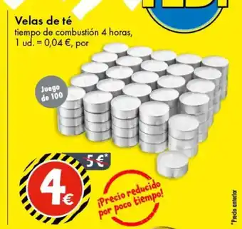 TEDi Velas de té oferta