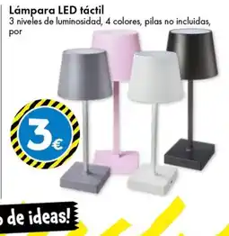 TEDi Lámpara LED táctil oferta