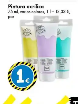 TEDi Pintura acrílica oferta