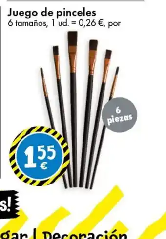 TEDi Juego de pinceles oferta