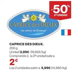 Hipercor CAPRICE DES DIEUX oferta