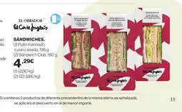 Hipercor Sándwiches oferta