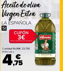 Supeco LA ESPAÑOLA Aceite de oliva Virgen Extra oferta