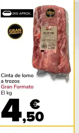 Supeco Cinta de lomo a trozos Gran Formato oferta