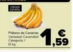Supeco Plátano de Canarias oferta