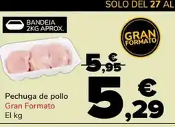 Supeco Pechuga de pollo oferta