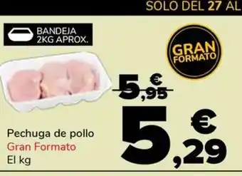 Supeco Pechuga de pollo oferta