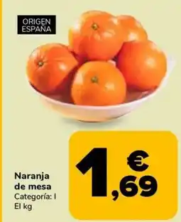 Supeco Naranja de mesa oferta