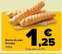 Supeco Barra de pan torrijas oferta