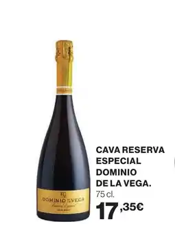 Hipercor DOMINO DE LA VEGA Cava reserva especial oferta