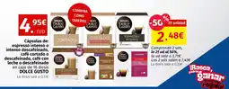 Maskom Supermercados DOLCE GUSTO Cápsulas de: espresso intenso o intenso descafeinado, café cortado o descafeinado cafe con leche o descafeinado oferta