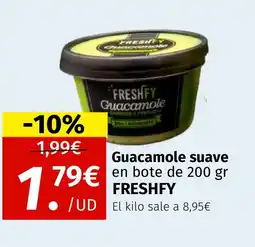 Maskom Supermercados FRESHFY Guacamole suave oferta