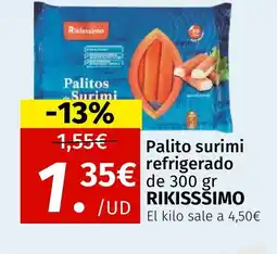 Maskom Supermercados RIKISSSIMO Palito surimi refrigerado oferta