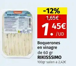 Maskom Supermercados RIKISSSIMO Boquerones en vinagre oferta