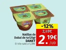 Maskom Supermercados DANET Natillas de Dubai oferta