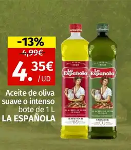 Maskom Supermercados LA ESPAÑOLA Aceite de oliva suave o intenso oferta