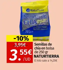 Maskom Supermercados NATURTIERRA Semillas de chía en bolsa oferta