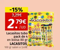 Maskom Supermercados LACASITOS tubo oferta