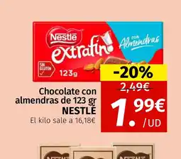 Maskom Supermercados NESTLÉ Chocolate con almendras oferta