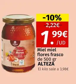 Maskom Supermercados ALTEZA Miel miel flores frasco oferta