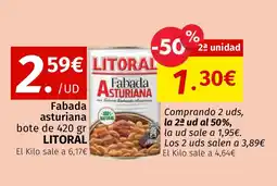 Maskom Supermercados LITORAL Fabada asturiana oferta