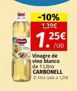 Maskom Supermercados CARBONELL Vinagre de vini blanco oferta