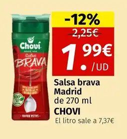 Maskom Supermercados CHOVI Salsa brava Madrid oferta