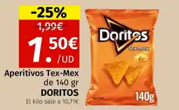 Maskom Supermercados DORITOS Aperitivos Tex-Mex oferta