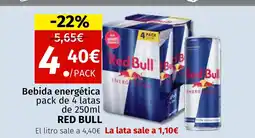 Maskom Supermercados RED BULL Bebida energética oferta