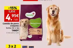 Maskom Supermercados TANDY Comida de perro croqueta bolsa oferta