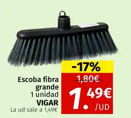 Maskom Supermercados VIGAR Escoba fibra grande 1 unidad oferta
